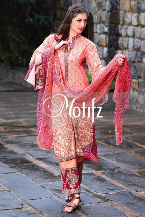 Motifz Summer Embroidered Lawn Dresses Collection 2016-2017 (24)