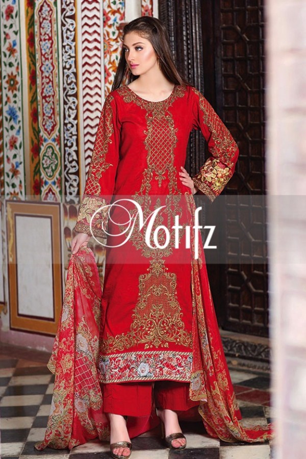 Motifz Summer Embroidered Lawn Dresses Collection 2016-2017 (28)