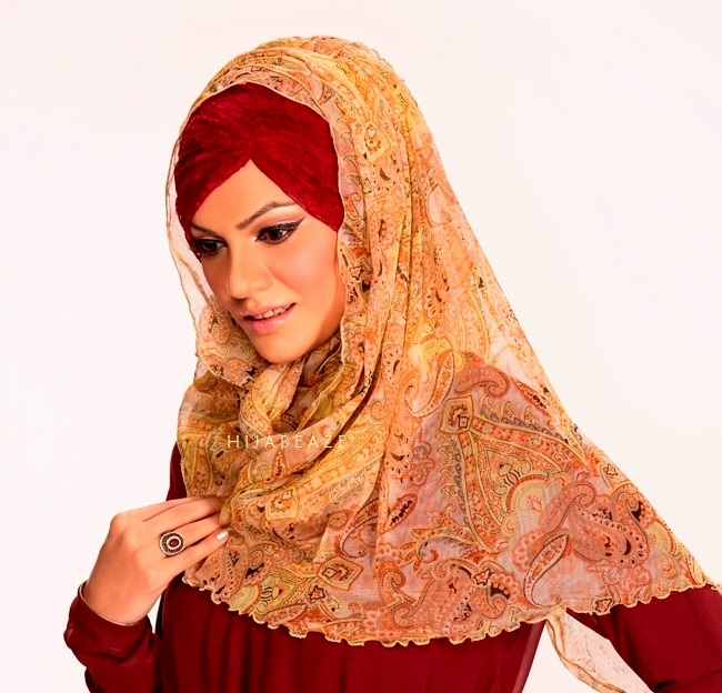 pleated-latest hijab styles