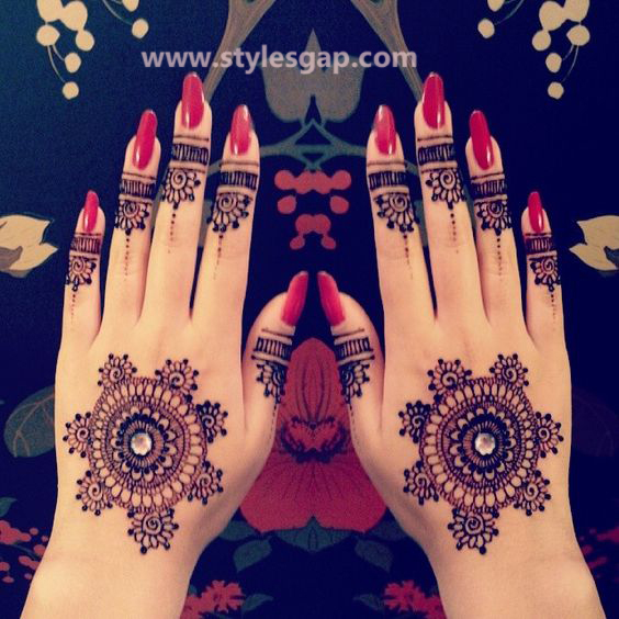 Latest Fancy & Stylish Mehndi Trends & Designs Collection 2016-2017 (16)