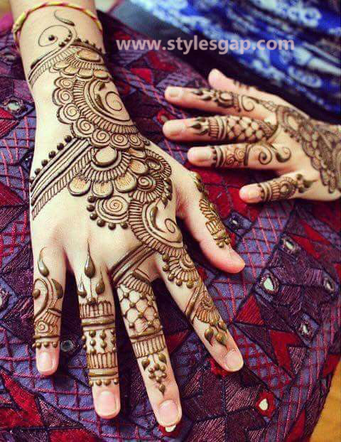 Latest Fancy & Stylish Mehndi Trends & Designs Collection 2016-2017 (18)