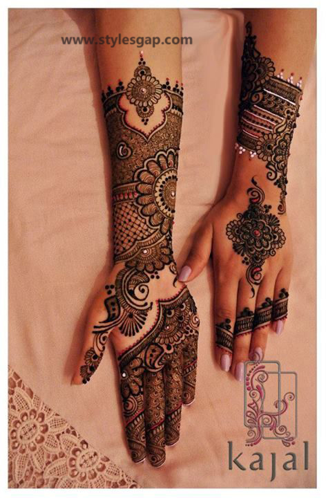 Latest Fancy & Stylish Mehndi Trends & Designs Collection 2016-2017 (20)