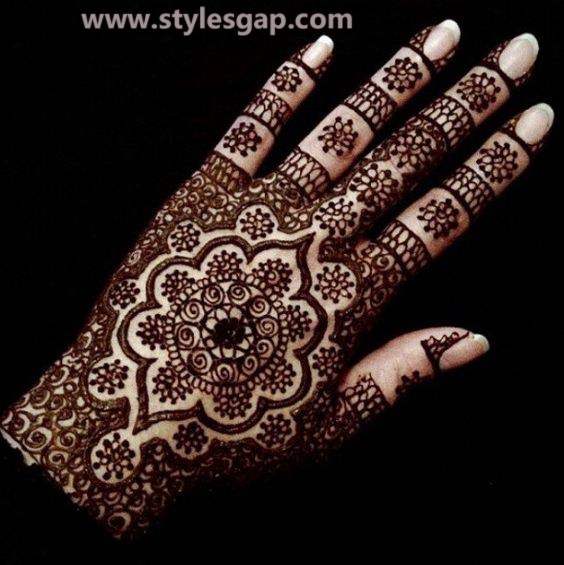 Latest Fancy & Stylish Mehndi Trends & Designs Collection 2016-2017 (24)