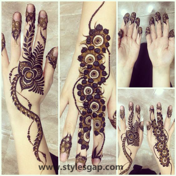 Latest Fancy & Stylish Mehndi Trends & Designs Collection 2016-2017 (25)