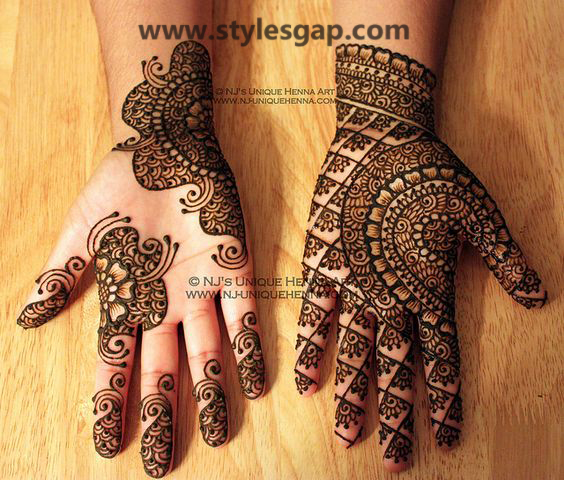 Latest Fancy & Stylish Mehndi Trends & Designs Collection 2016-2017 (26)