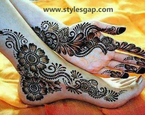 Latest Fancy & Stylish Mehndi Trends & Designs Collection 2016-2017 (29)