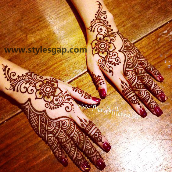 Latest Fancy & Stylish Mehndi Trends & Designs Collection 2016-2017 (34)