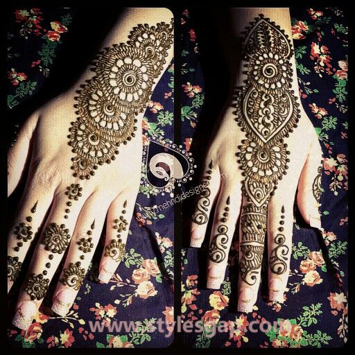 Latest Fancy & Stylish Mehndi Trends & Designs Collection 2016-2017 (5)