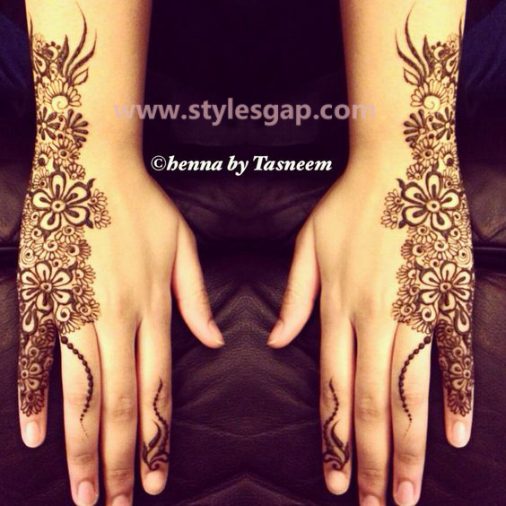Latest Fancy & Stylish Mehndi Trends & Designs Collection 2016-2017 (6)