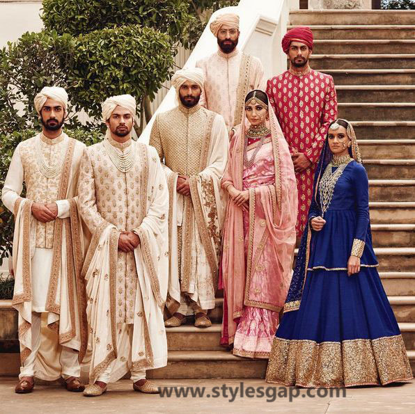Sabyasachi Mukherjee Latest Wedding Dresses 2016-2017 Collection. Lehengas, Sarees (1)