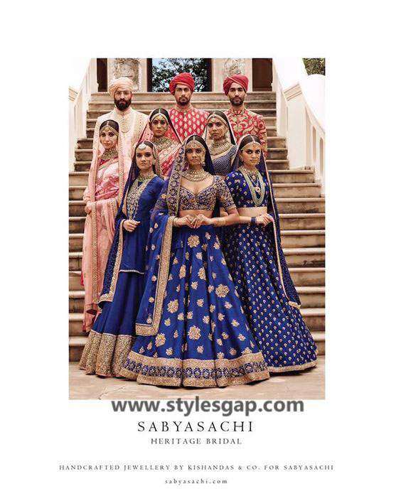 Sabyasachi Mukherjee Latest Wedding Dresses 2016-2017 Collection. Lehengas, Sarees (10)