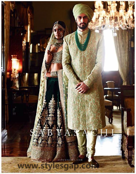 Sabyasachi Mukherjee Latest Wedding Dresses 2016-2017 Collection. Lehengas, Sarees (40)