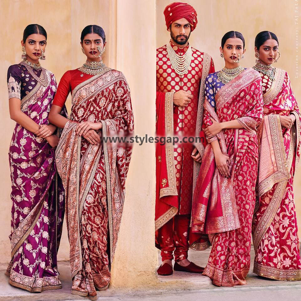 Sabyasachi Mukherjee Latest Wedding Dresses 2016-2017 Collection. Lehengas, Sarees (43)
