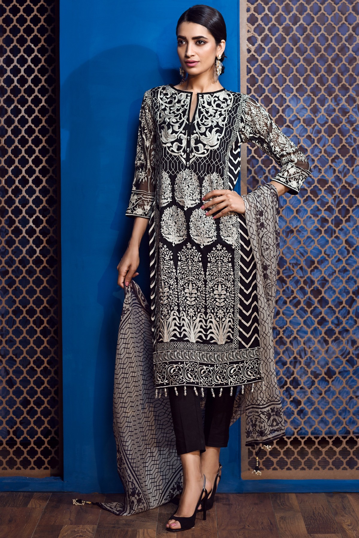 Khaadi Lawn Chiffon Eid Dresses Designs Collection 2017-2018 (18)