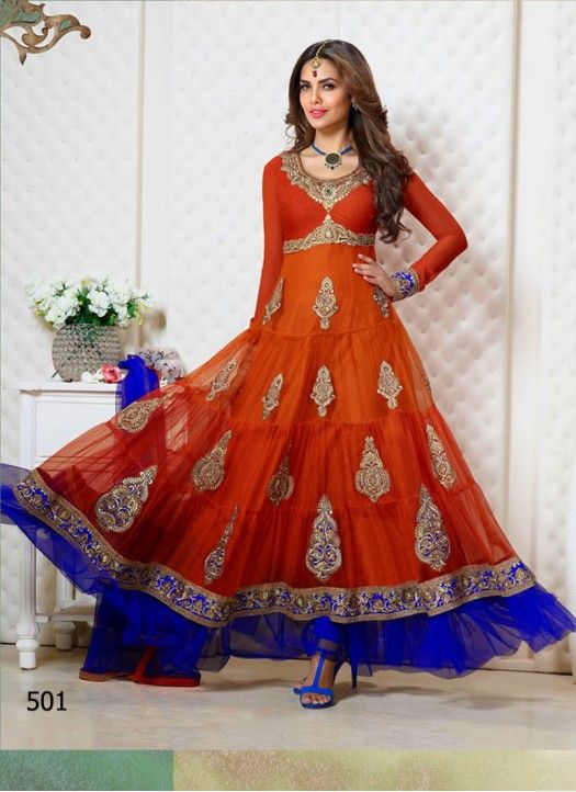 anarkali frock dress