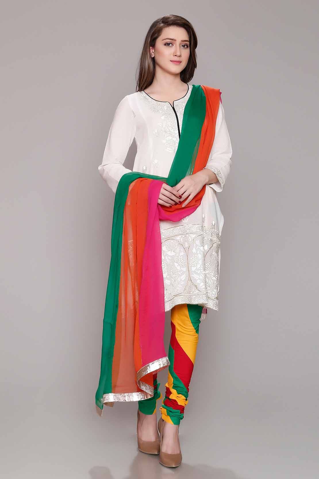 Rang Ja Trendy Eid Colorful Kurti Dresses 20172018 Collection