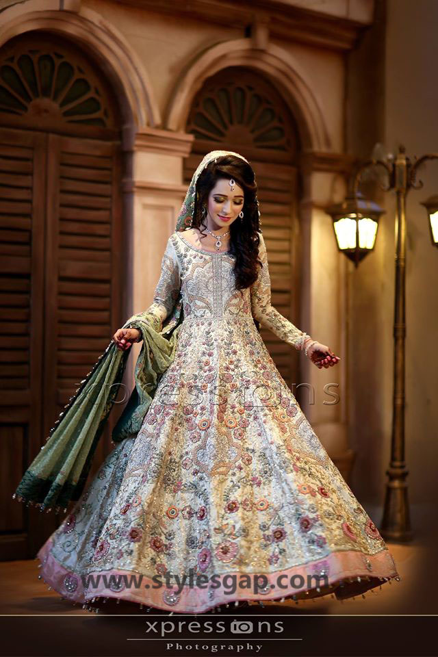 Nikkah Day Bridal Wedding Dresses Designs. (20)