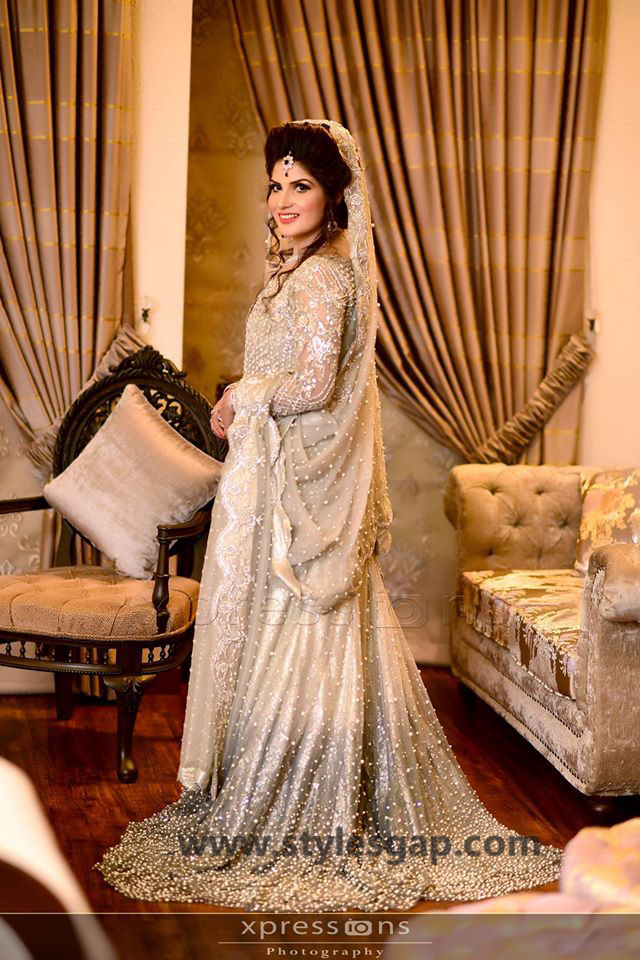 Nikkah Day Bridal Wedding Dresses Designs. (34)