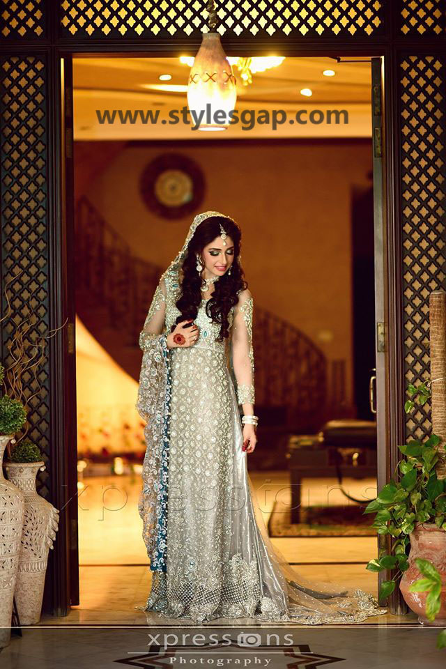 Nikkah Day Bridal Wedding Dresses Designs. (36)