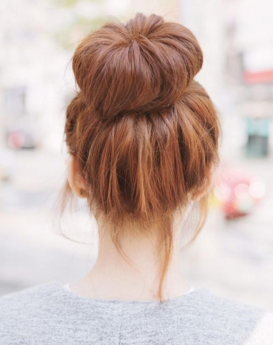 Latest Top Knot Hairstyles Trends & Styles- (18)