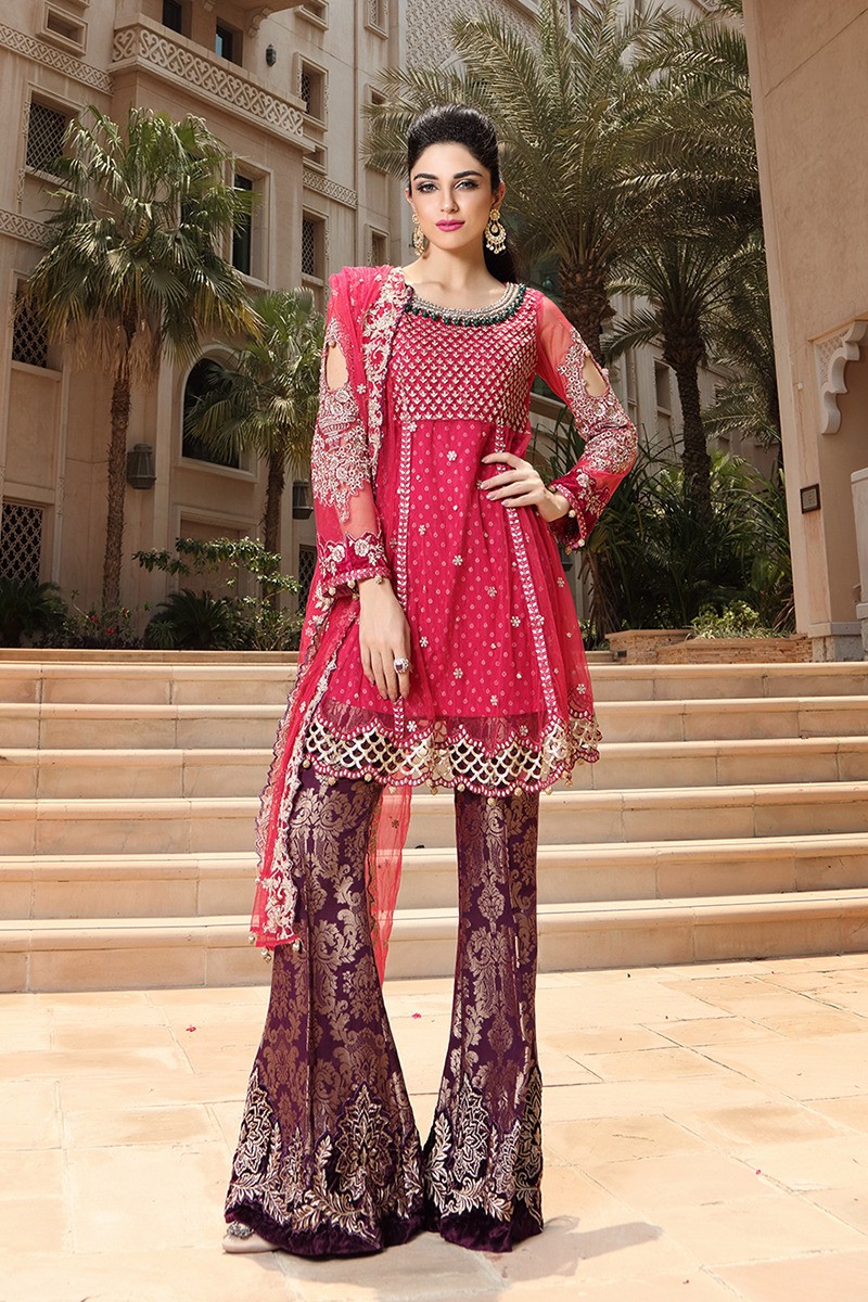 maria-b-latest-pakistani-dresses-styles-pairing-bell-bottom-pants-1