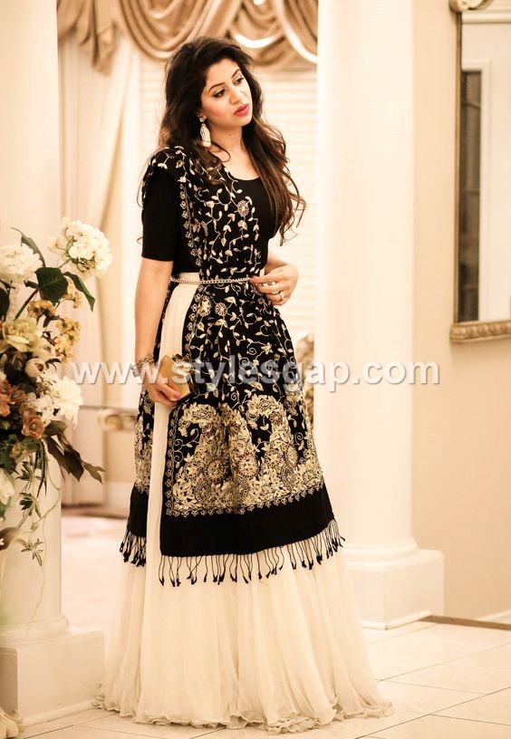 Lehenga Choli- Pakistani Waist Belt Dresses Designs (2)