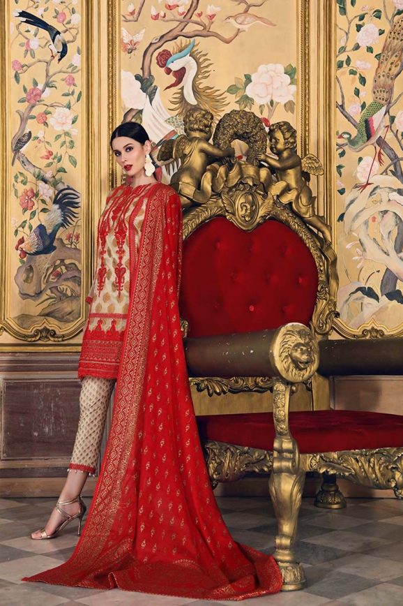 Gul Ahmed Festive Eid Collection 201819 Lawn, Silk & Chiffon Dresses