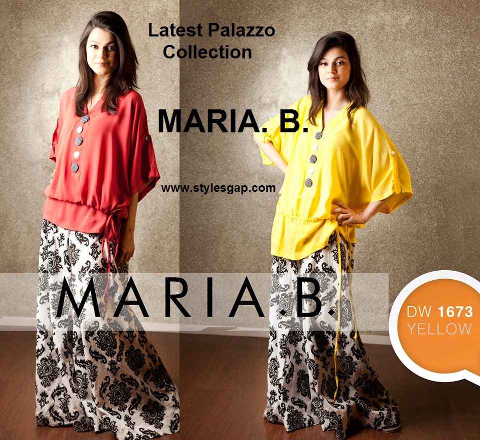 Latest Palazzo Collection by Maria B- Stylesgap (11)