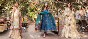 Maria B Eid Stitched Ready to Wear Formal Dresses 2024