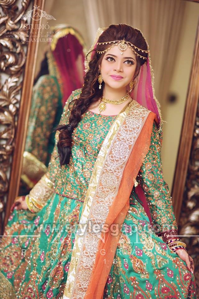 Latest Bridal Mehndi Dresses Wedding Collection 2020 2021