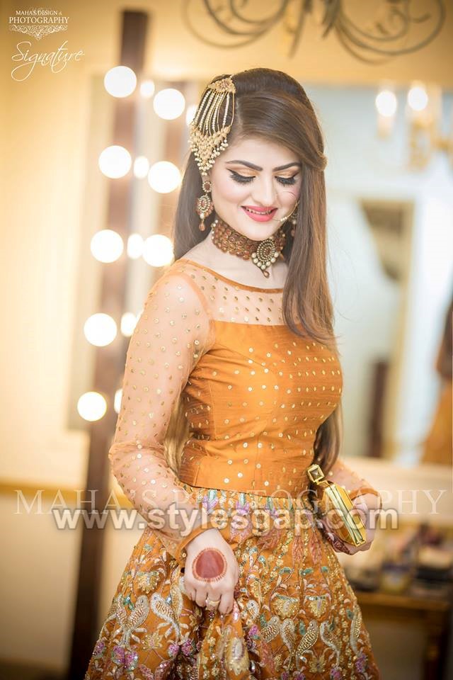 Latest Bridal  Mehndi Dresses  Wedding  Collection 2020  2021