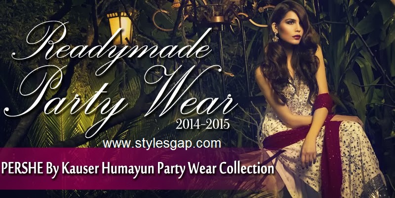PERSHE By Kauser Humayun Party Wear Dresses for Women 2014-2015-StylesGap.com- (9)