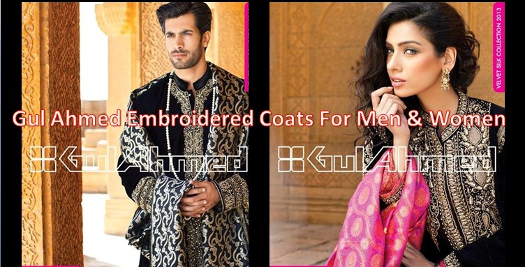 Gul Ahmed Embroidered Coats For Men & Women