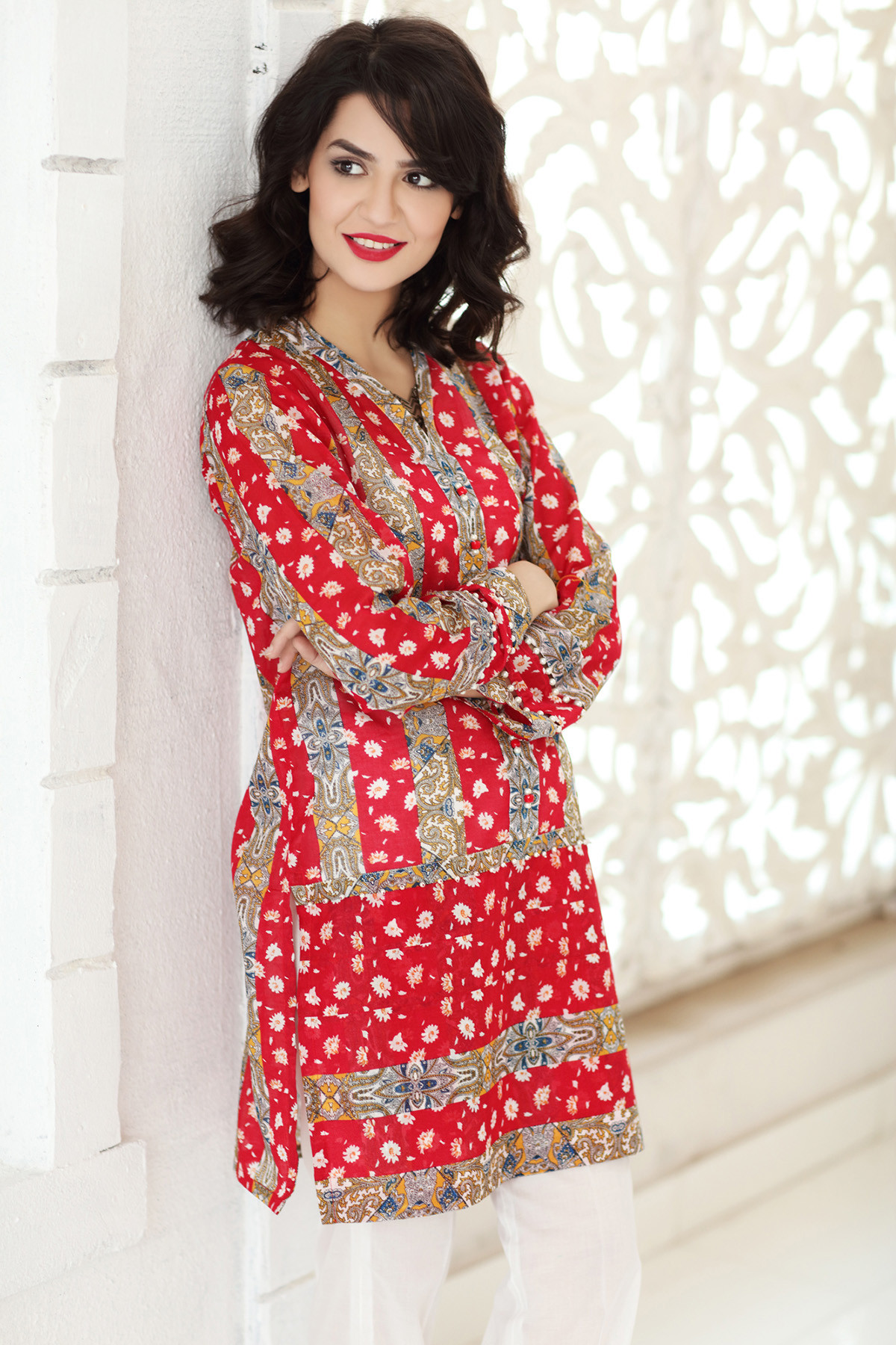 Gul Ahmed Digital Printed Summer Lawn Dresses Kurtis Designs