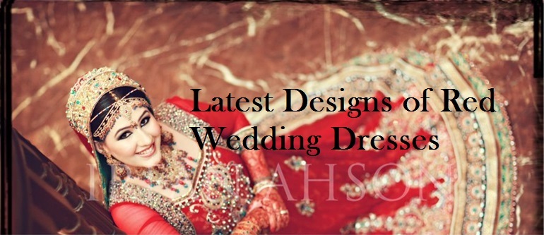 bridal dresses pakistani 2018 in red colour