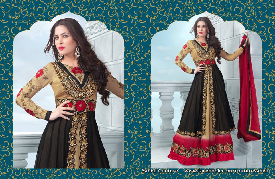 Latest Styles Of Long Floor Length Frocks Anarkali Dresses For Women