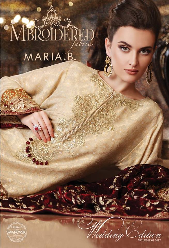 maria b new collection party wear 2018