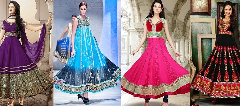 Latest Asian Umbrella Style Dresses & Frocks Designs