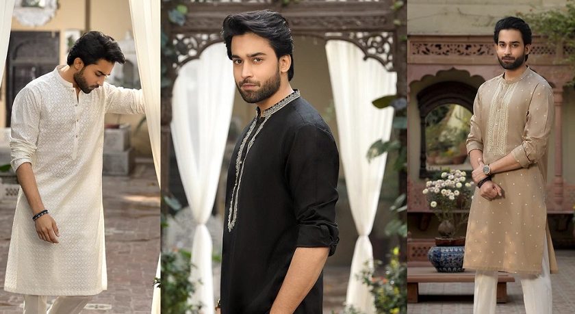 Latest Men Kurta Salwar Kameez Designs 2022 by Nishat Linen Naqsh