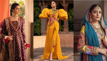 Fahad Hussayn Latest Wedding Formal Dresses Gowns Designs