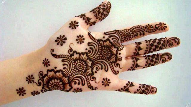 Latest Eid Mehndi Designs Collection for Girls 2014-2015 (12)