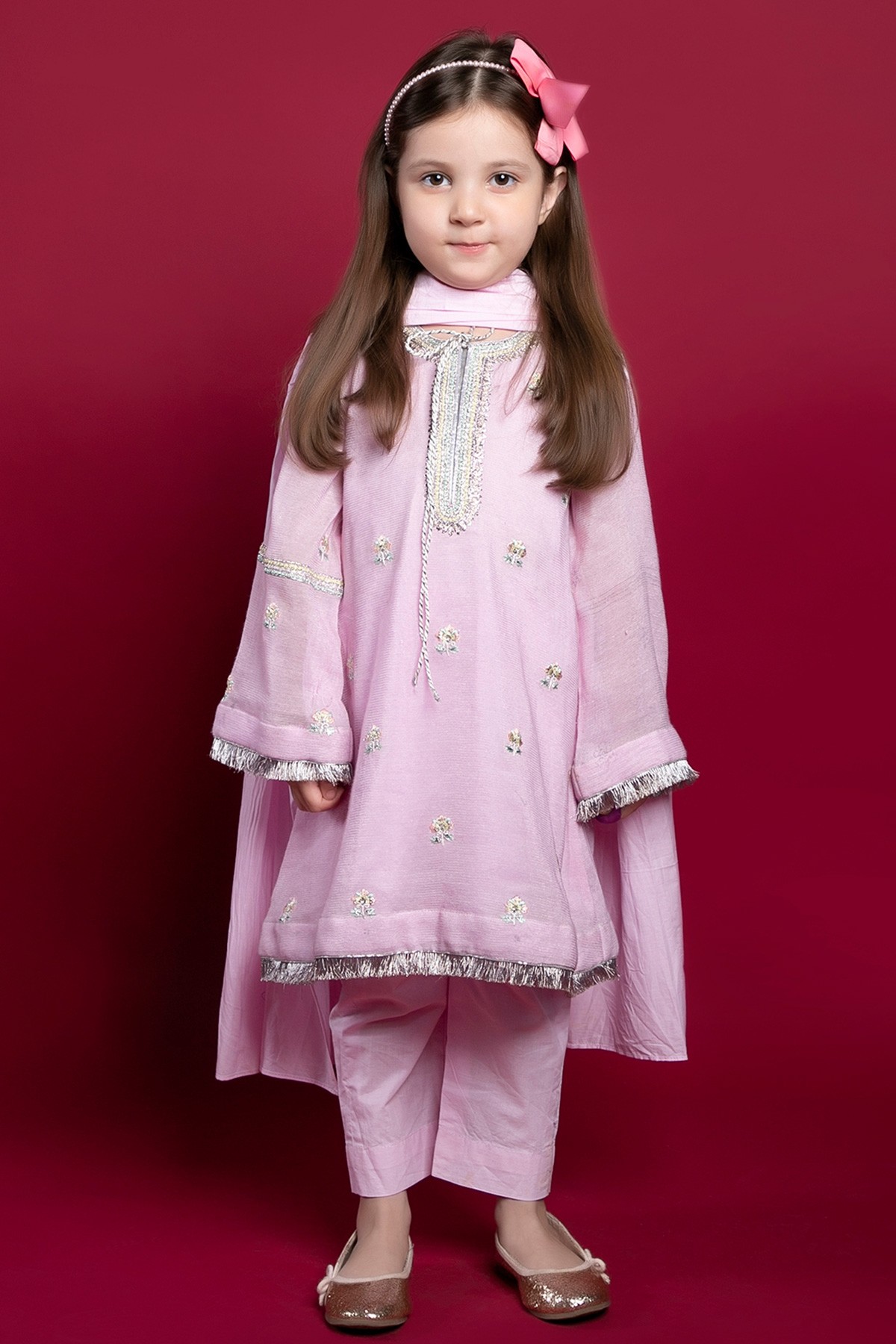 Latest Kids Eid Festival Dresses Alkaram Collection