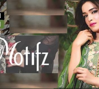 Motifz Embroidered Crinkle Chiffon Dresses Best Eid Collection 2016-2017 (2)