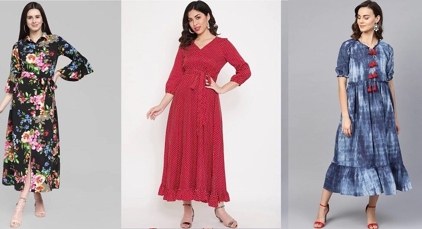 Latest Fashion Stylish Ladies Maxi Dresses Collection