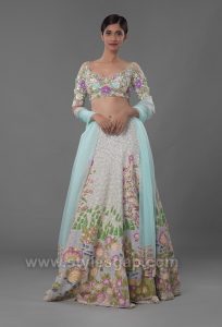 Stylish Crop Tops Skirts & Lehengas