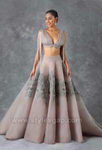 Stylish Crop Tops Skirts & Lehengas