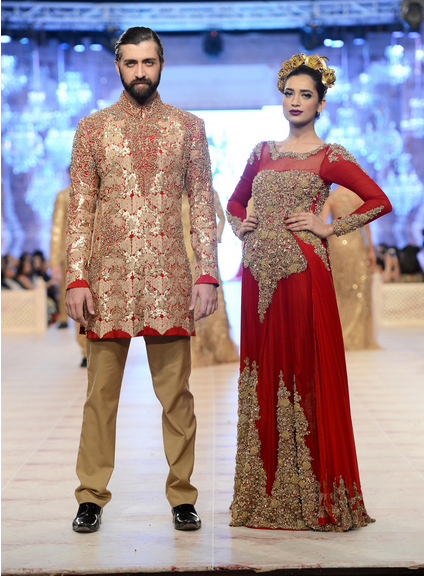 Best Pakistani Fashion Designer Bridal Collections at PFDC L'Oreal Paris Bridal Couture Week 2014-2015 - Hussan Shehryar Yasin HSY (2)