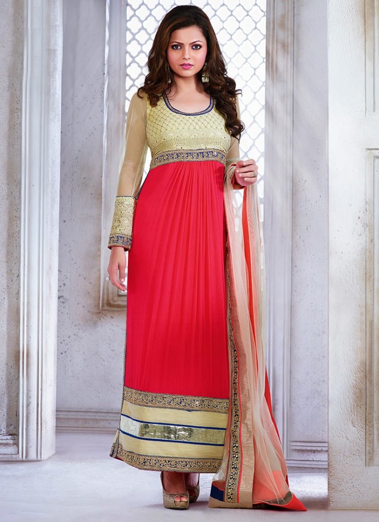 semi formal indian suits for ladies