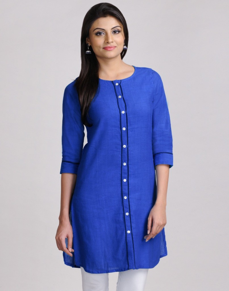 Latest Women Best Kurti Designs Collection For Winter by Fabindia
