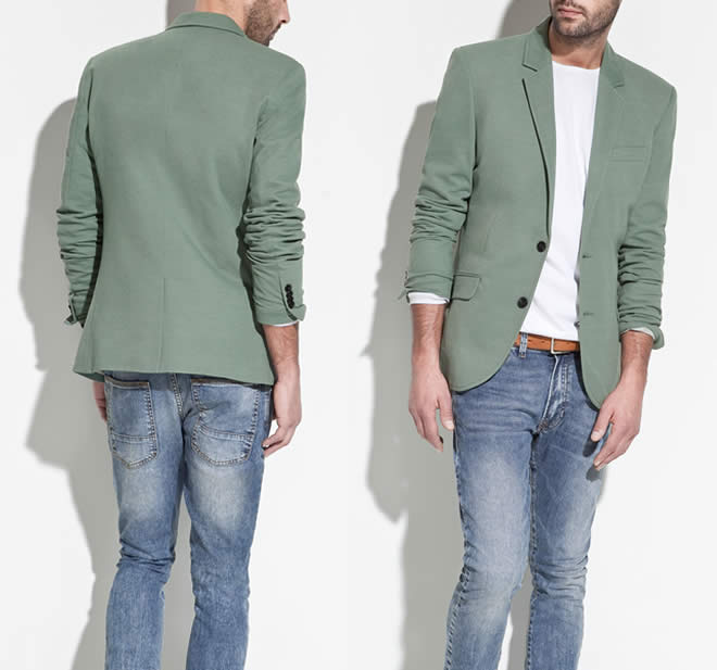 zara man blazer price